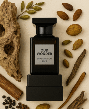 Mise en situation parfum homme oud wonder
