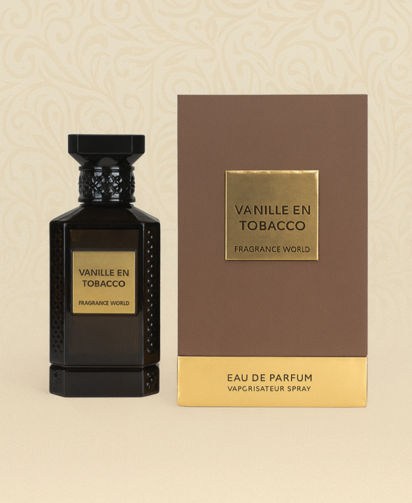 Vanille en Tobacco parfum homme bouteille et emballage