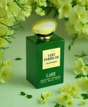 Parfum femem Vert Emeraude en situation